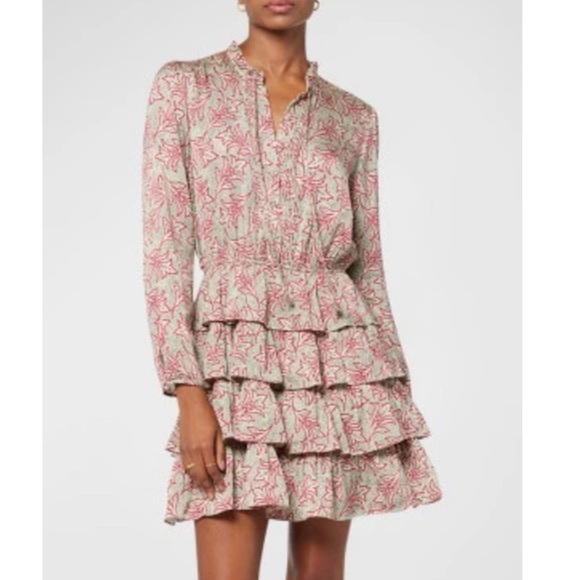 Joie Willow Anise Flower Dress NWT Size 6 - Picture 1 of 10